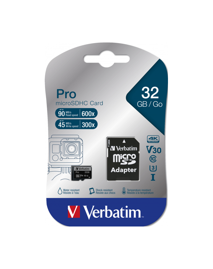 Verbatim Pro 32GB microSDHC UHS Speed Class 3 główny