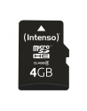 Intenso microSD 4GB 5/21 Class 4 +Adapter - nr 18