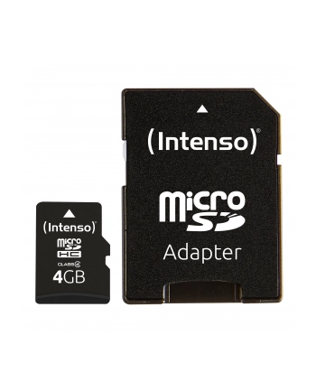 Intenso microSD 4GB 5/21 Class 4 +Adapter nr 1
