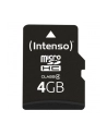 Intenso microSD 4GB 5/21 Class 4 +Adapter - nr 21
