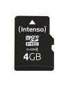 Intenso microSD 4GB 5/21 Class 4 +Adapter - nr 3