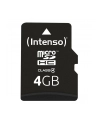 Intenso microSD 4GB 5/21 Class 4 +Adapter - nr 7