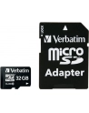 Verbatim microSD 32GB + adapter Cl10 SDHC - nr 47