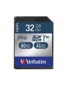 Verbatim Pro 32GB SDHC UHS Speed Class 3 - nr 1