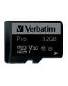 Verbatim Pro 32GB microSDHC UHS Speed Class 3 - nr 17
