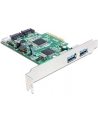 DeLOCK PCIe kontroler - 2x USB 3.0 - 2x SATA - nr 17