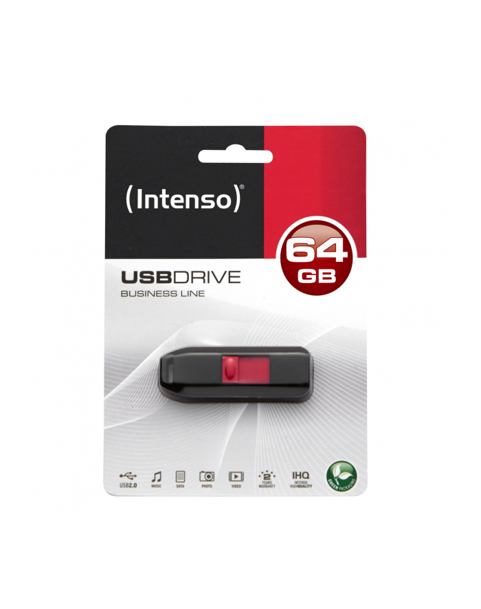 Intenso USB 64GB 6,5/28 Business Line black U2 główny