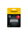 Intenso USB 16GB 6,5/28 Alu Line srebrny U2 - nr 30