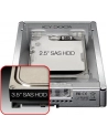 IcyDock MB982IP-1S-1 srebrny - 2.5 Cala->3.5 Cala SAS&SATA Konwerter - nr 65