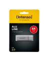 Intenso USB 64GB 6,5/28 Alu Line srebrny U2 - nr 33