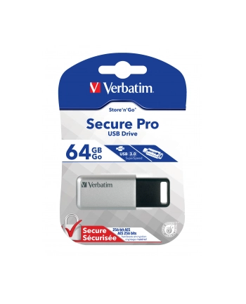 Verbatim USB 64GB Secure Pro - Pendrive USB 3.0 nr 1