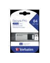 Verbatim USB 64GB Secure Pro - Pendrive USB 3.0 - nr 3