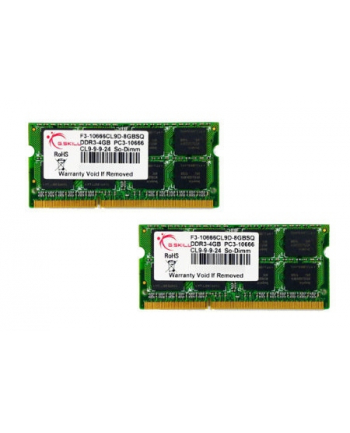 G.Skill DDR3 SO-DIMM 8GB 1333-999 SQ Dual