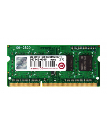 Transcend DDR3 SO-DIMM 2GB 1600 - TS256MSK64V6N