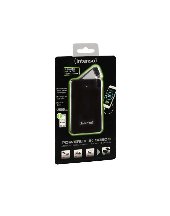 INTENSO Powerbank Slim 2500mAh 2A Black - 7332500 główny