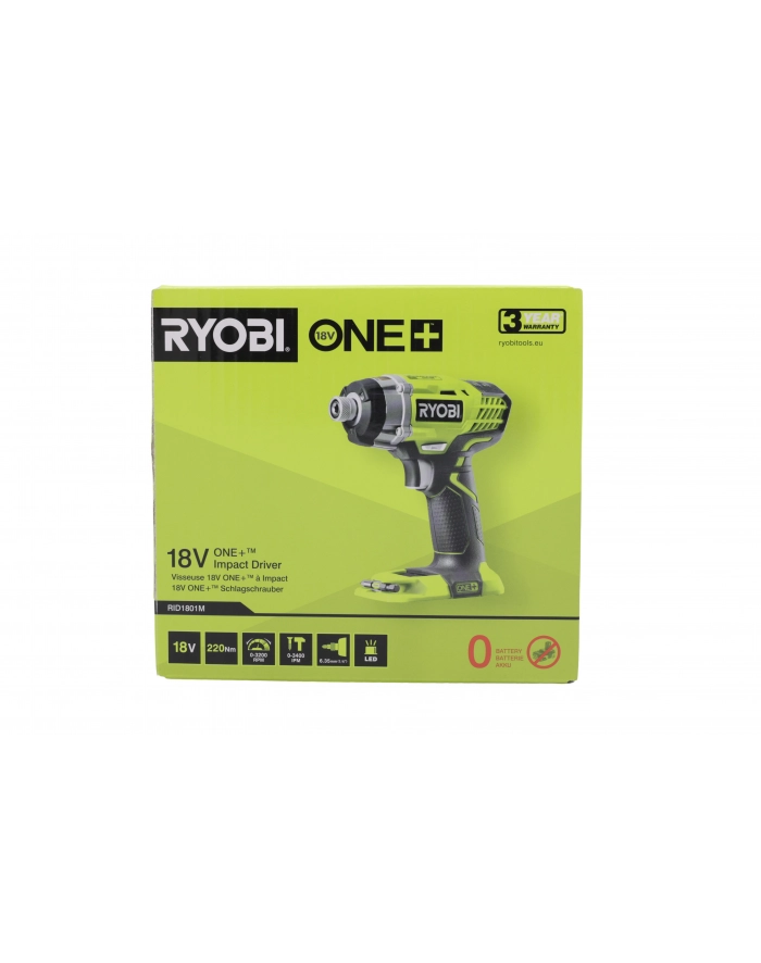 Ryobi Klurcz udarowy akumulatorowy RID1801M 18V green główny