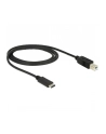 DeLOCK Delock USB 2.0 - Typ B - Typ C - 1m - czarny - nr 10