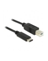 DeLOCK Delock USB 2.0 - Typ B - Typ C - 1m - czarny - nr 17