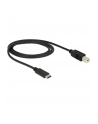 DeLOCK Delock USB 2.0 - Typ B - Typ C - 1m - czarny - nr 19