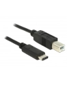 DeLOCK Delock USB 2.0 - Typ B - Typ C - 1m - czarny - nr 1