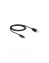 DeLOCK Delock USB 2.0 - Typ B - Typ C - 1m - czarny - nr 22