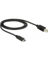 DeLOCK Delock USB 2.0 - Typ B - Typ C - 1m - czarny - nr 26