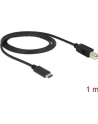 DeLOCK Delock USB 2.0 - Typ B - Typ C - 1m - czarny - nr 30
