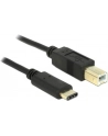 DeLOCK Delock USB 2.0 - Typ B - Typ C - 1m - czarny - nr 31