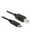 DeLOCK Delock USB 2.0 - Typ B - Typ C - 1m - czarny - nr 6