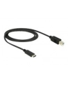 DeLOCK Delock USB 2.0 - Typ B - Typ C - 1m - czarny - nr 8