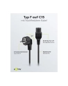 goobay kabel zasilający IEC 320-C15 - 2pin euro - 2m - nr 6