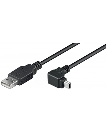 goobay USB ->Mini USB 5p 90 stopni black 1,8m - St.A>St.B Mini nr 1