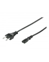 goobay - kabel zasilający euro 2 pin - czarny - 3 m - nr 10