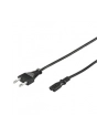 goobay - kabel zasilający euro 2 pin - czarny - 3 m - nr 7