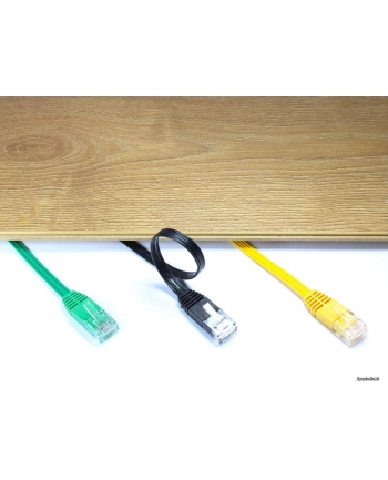 Kabel sieciowy Cat5e UTP płaski biały 7,5m nr 1