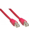 Kabel sieciowy Cat6 SFTP czerwony 25m - nr 4