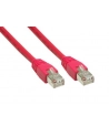 Kabel sieciowy Cat6 SFTP czerwony 30m - nr 2