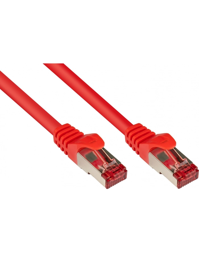 Kabel sieciowy Cat6 SFTP czerwony 50m główny