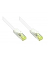 Kabel sieciowy Cat7 SFTP biały 0,5m - nr 1