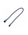 Nanoxia 3-Pin Molex przedłużacz 30 cm blue - nr 3