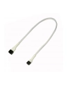 Nanoxia 3-Pin Molex przedłużacz 30 cm white - nr 3