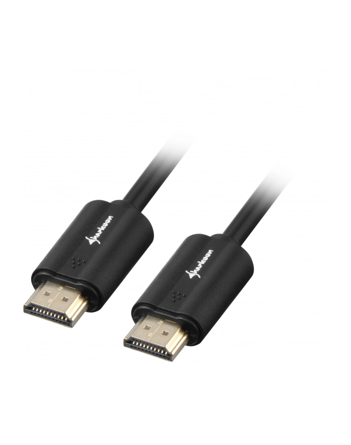 Sharkoon kabel HDMI -> HDMI 4K czarny 2.0m - A-A główny