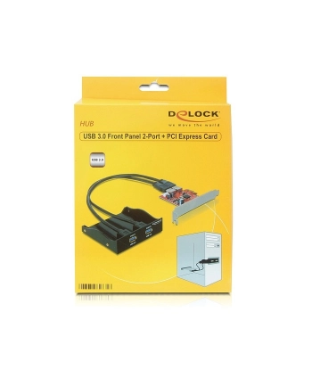 Delock Front Panel 3.5 Cala 2xUSB3.0 bl. PCI