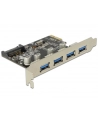 Delock PCI Express Karta > 4x USB 3.0 - nr 18
