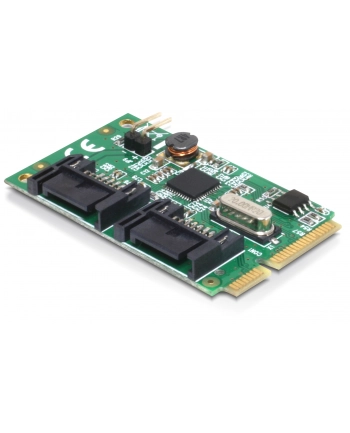 Delock MiniPCIe I/O PCIe 2xSATA 6Gb/s nr 1