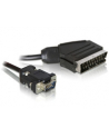 Delock Kabel Video Scart -> VGA black 2m - nr 1