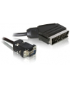 Delock Kabel Video Scart -> VGA black 2m - nr 4