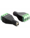 Delock Adapter Terminalblock-> 3.5mm blue. - nr 11