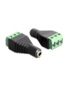 Delock Adapter Terminalblock-> 3.5mm blue. - nr 3