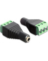 Delock Adapter Terminalblock-> 3.5mm blue. - nr 4